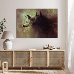 Canvas print  Wolfes Framed canvas View 1 2
