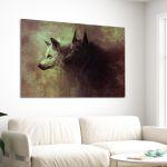 Canvas printWolfes