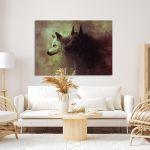 Canvas printWolfes
