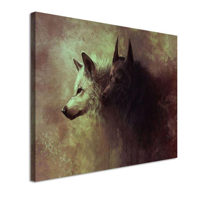 Canvas printWolfes