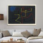 Canvas print, Yellow subject, Klee P.