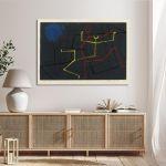 Canvas print, Yellow subject, Klee P.