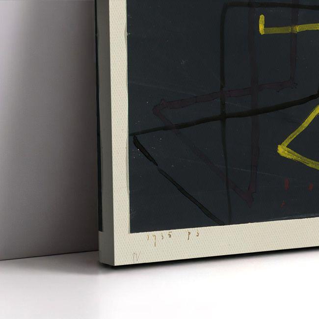 Canvas print, Yellow subject, Klee P.