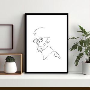 Eyes and figure XIX, poster