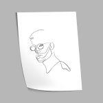 Eyes and figure XIX, αφίσα, κάδρο