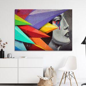 Canvas print Colorful street art