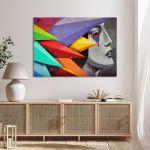 Canvas print Colorful street art