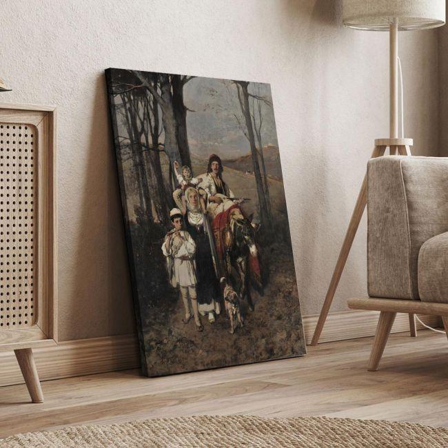 Canvas printReturn from the fair, Litras