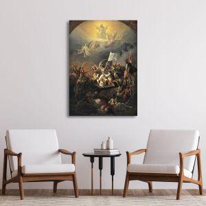 Canvas print The Exodus from Missolonghi  Vrizakis Framed canvas View 1 2