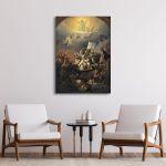 Canvas print The Exodus from Missolonghi,Vrizakis