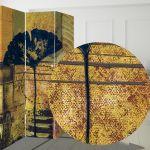 Room divider Abstract poppy