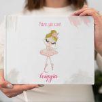 Wishes book, Ballerina princess, blonde hair