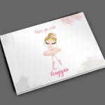 Wishes book, Ballerina princess, blonde hair