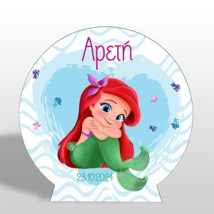 Wooden printed sign, Cute mermaid 2