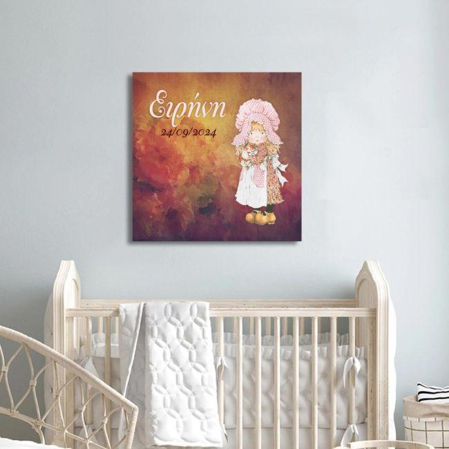 Kids canvas print Roses and tales