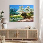 Canvas print, Blossoming bush