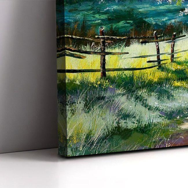 Canvas print, Blossoming bush