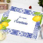 Σουπλά μιας χρήσης, Blue tiles lemons