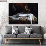 Canvas print The nightmare, Fuseli J. H.