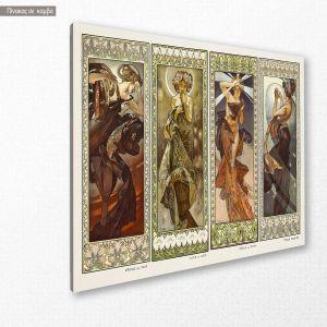 Canvas print The moon and the stars, MuchaA. 2