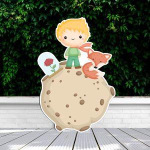 Wooden printed figures little prince art 5