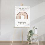 Canvas printwelcome to my baptism, Rainbow nordic 2