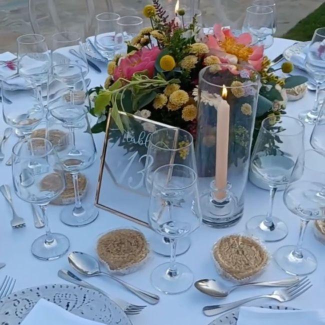 Stickers numbersfor wedding tables