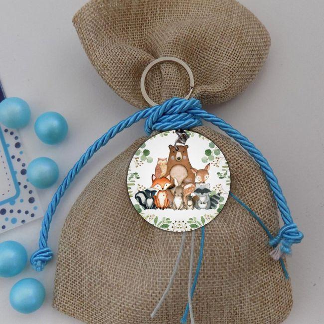 Wooden printed, forest animals party