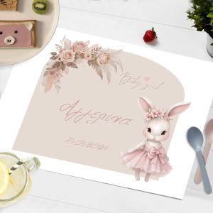 Placemat, Baby bunny girl
