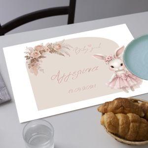Placemat, Baby bunny girl 2