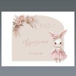 Placemat, Baby bunny girl