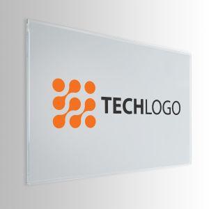 Plexiglass Sign company logo vinyl cutout 2