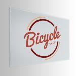 Πινακίδαεπιχείρησης διάφανο plexiglass, κοπτικό βινύλιολογότυπο