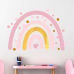 Παιδικό αυτοκόλλητο, Αποχρώσεις ροζ χρυσό