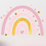 Παιδικό αυτοκόλλητο, Αποχρώσεις ροζ χρυσό