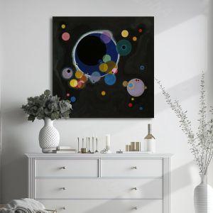 Canvas print Several circles, Kandinsky W. 2