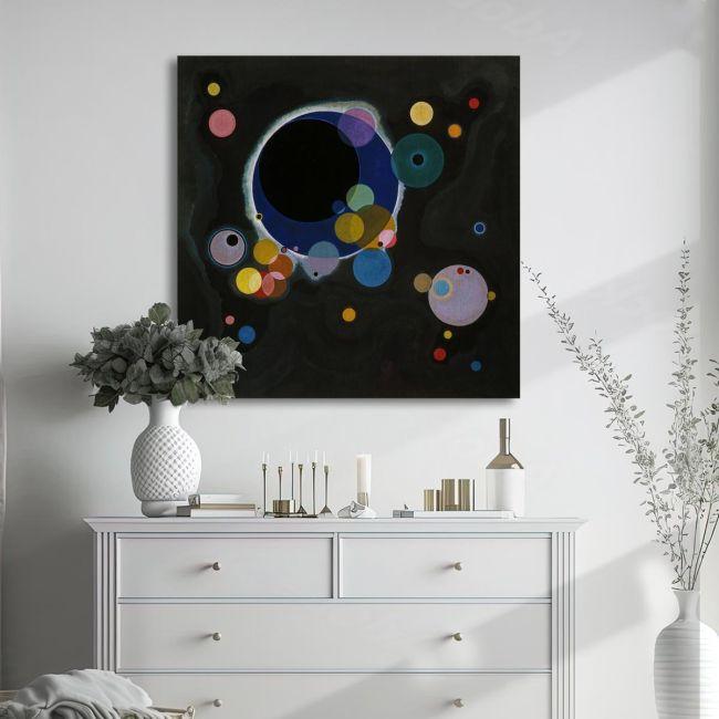 Πίνακας ζωγραφικής Several circles, Kandinsky W.