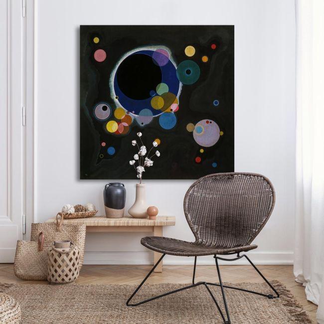 Πίνακας ζωγραφικής Several circles, Kandinsky W.