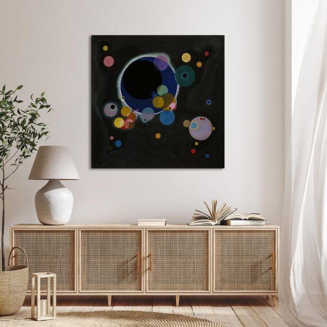 Canvas print Several circles, Kandinsky W.