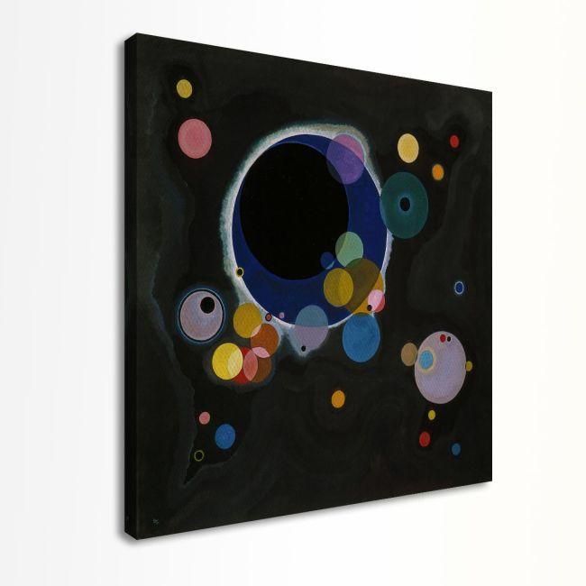 Canvas print Several circles, Kandinsky W.