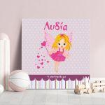 Kids canvas print our blonde fairy