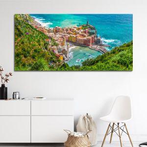 Πίνακας σε καμβά Vernazza, Italy, πανοραμικός