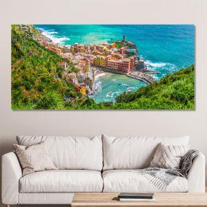 Canvas print Vernazza Italy panoramic Framed canvas View 1 2
