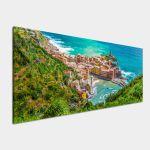 Canvas print Vernazza, Italy, panoramic