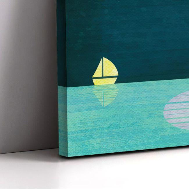 Canvas print Full moon sail