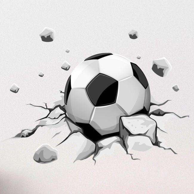 Wall stickers Dynamic football