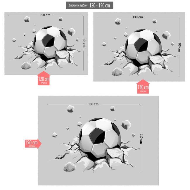 Wall stickers Dynamic football