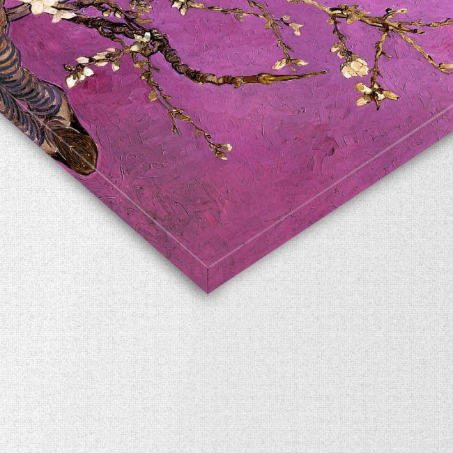 Canvas print Blossoming almond tree (roz), Vincent van Gogh