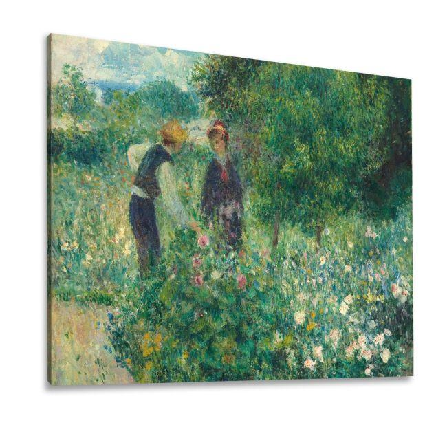 Πίνακας ζωγραφικής Picking flowers, Renoir