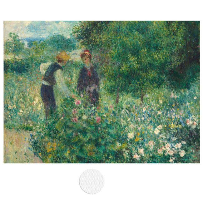 Πίνακας ζωγραφικής Picking flowers, Renoir